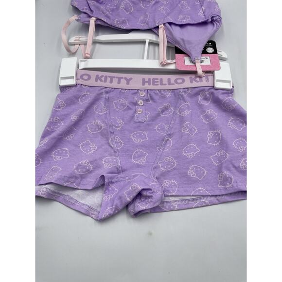 Hello Kitty Purple Bra & Boxer Set Size Medium NEW with Tags - Fast Shipping - Picture 4 of 6